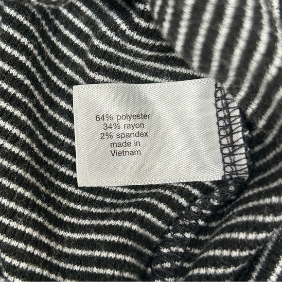 Lane Bryant Gray Striped Midi Dress - Picture 2 of 8